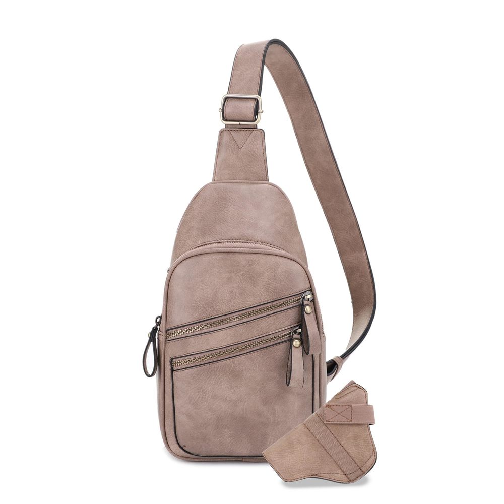 Jeannie Unisex Multi-Pocket Concealed Carry Sling Bag Crossbody Backpack🦏